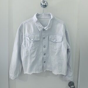 Unbranded pure white jean jacket